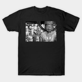 Buddhist Statue, Japanese Temple. T-Shirt